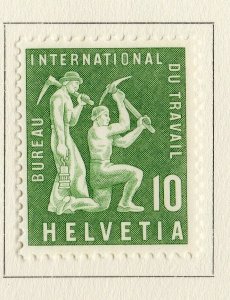 Switzerland Helvetia 1956 Early Issue Fine Mint Hinged 10c. NW-170842