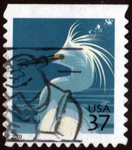 SC#3830 37¢ Snowy Egret Booklet Single (2004) Used