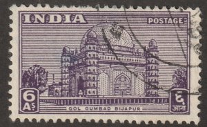 India stamp, Scott#215, used, hinged, single stamp, #215