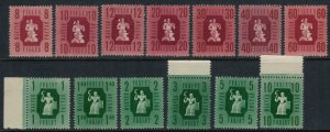 Hungary #788A-800*  CV $15.05