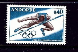 French Andorra 184 MNH 1968 Olympics