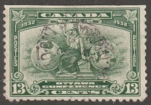 Canada, Scott#194,  used, hinged,  no gum, .#QC-194