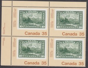 Canada - #912 Canada '82 International Youth Exhibition Plate Block - MNH