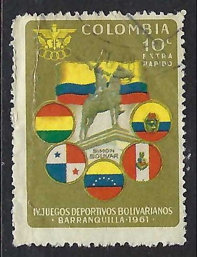 Colombia C418 VFU FLAGS P1048-8