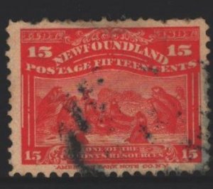 Newfoundland Sc#70 Used