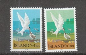 Iceland  Scott#  B23-B24  MNH  (1972 Arctic Terns)