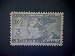 United States, Scott #998, used(o), 1951,  Confederate Soldier, 3¢, gray