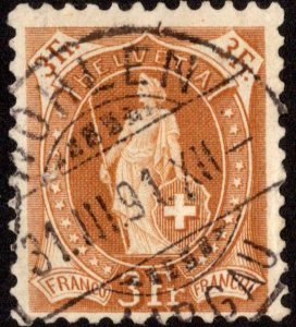 Switzerland Scott 95a Used.