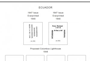 ECUADOR STAMP ALBUM PAGES 1865-2011 (449 PDF digital pages)