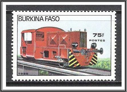 Burkina Faso #733 Locomotives Trains MNH