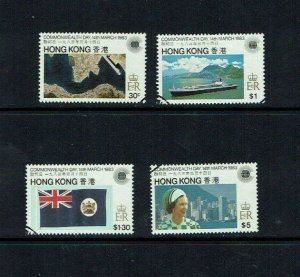 Hong Kong: 1983, Commonwealth Day, Fine Used set