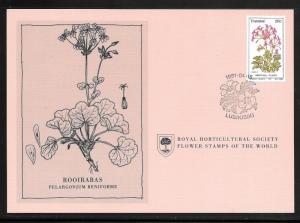 Just Fun Cover Transkei #34 FDC Royal Horticultural Society. (my5390)