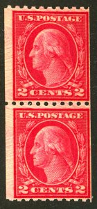 U.S. #488 MINT PAIR OG HR