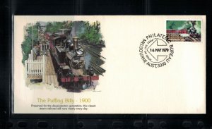 Trains Railroads Australia Fleetwood FDC Puffing Billy 1900 ZAYIX 033022SM34