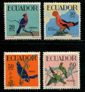 Ecuador SC# 645-8 Birds set MNH