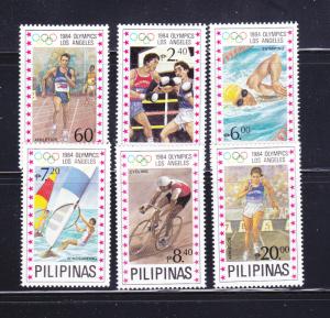 Philippines 1699-1704 Set MHR Sports, Olympics