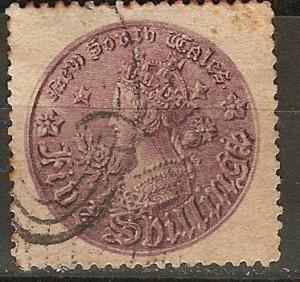 New South Wales 44a SG 178 Used VF 1861 SCV $105.00