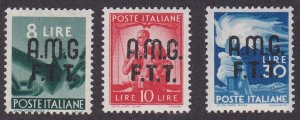 Italy - Trieste # 15-17, Italian Stamps Overprinted, NH, 1/2 Cat.