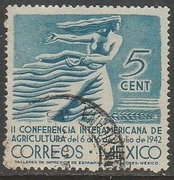 MEXICO 778, 5¢ Agricultural Conference. Used. F-VF. (738)