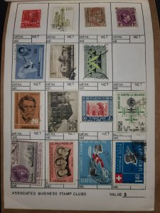 Dealer Stamp Approval Book Mixed Countries