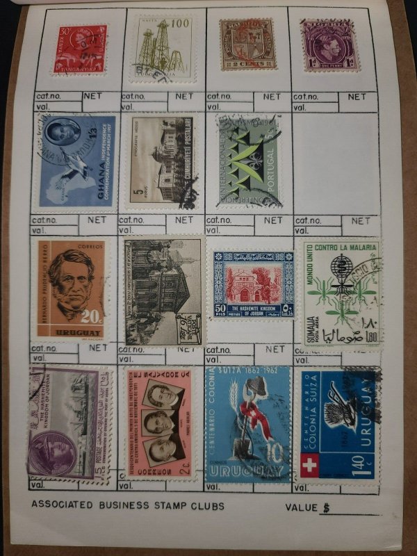 Dealer Stamp Approval Book Mixed Countries