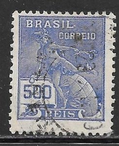 Brazil 308: 500r Mercury, used, F-VF