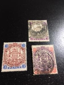 Rhodesia sc 52,53,55 MLH+UHR