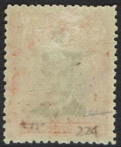 RHODESIA 1913 KGV ADMIRAL 4D DIE II PERF 14