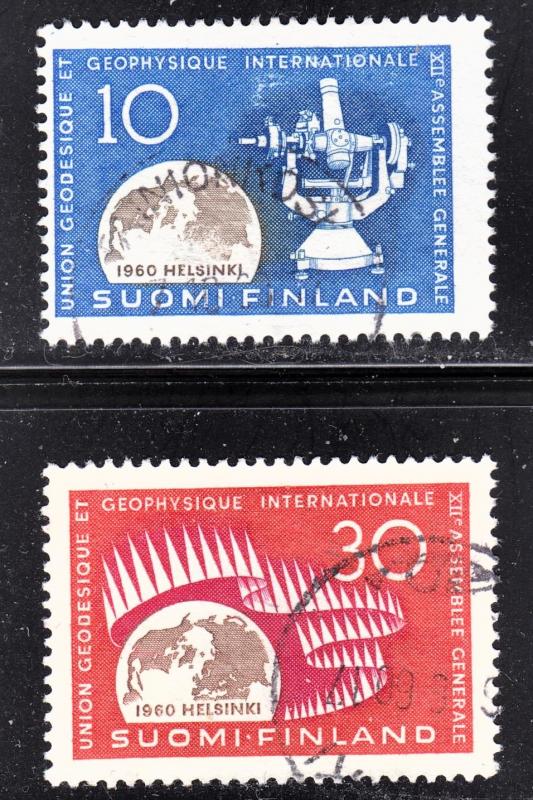 Finland Scott 373-74  complete set  F to VF used.