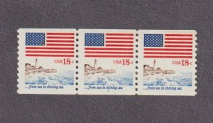 PNC3 18c Flag 1 US #1891 MNH VF AA