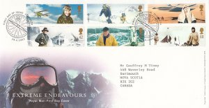 Great  Britain 2003 FDC Sc #2118-#2123 Set of 6 Explorers and Adventurers