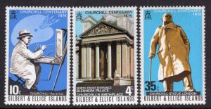 Gilbert and Ellice 234-236 MNH VF