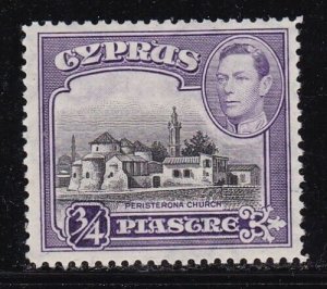 Album Treasures Cyprus Scott # 145 3/4pi George VI Peristerona MH-