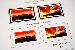 COLOR PRINTED GERMANY 2011-2020 STAMP ALBUM PAGES (89 illustrated pages)