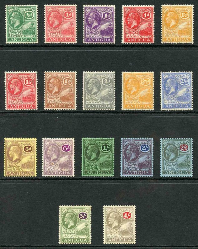 Antigua SG62/80 Wmk Script CA (no SG71)  M/M