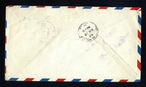 # 650 and # UC1 First Flight cover FAM 5, Miami, FL to Belize - 5-21-1929