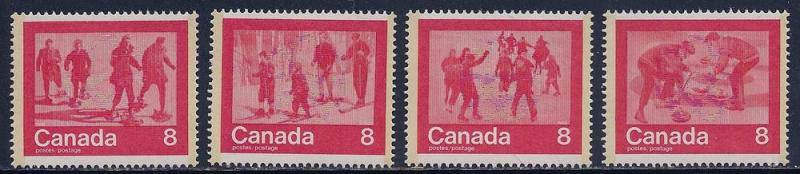 Canada Scott #'s 644 - 647 MNH