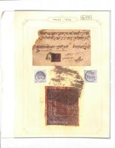 NEPAL PRIMITIVE ISSUE *Palpa* Postmark Cover 1906 {samwells}Ap590