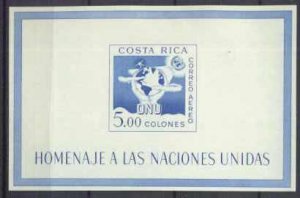 Costa Rica C329 MNH s/s U.Nations SCV3