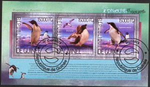 Guinea 2014 Birds Penguins Sheet Used / CTO