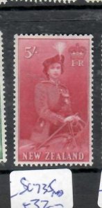 NEW ZEALAND  QE 5/-     SG 735      MNH    P0307 H