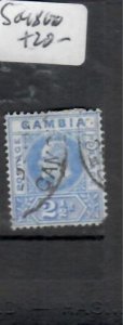 GAMBIA  KE 2 1/2D  SG 48   VFU       P0625H