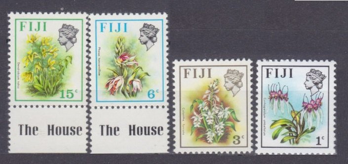 1972 Fiji 276,278,281,284 Flowers 17,00 €