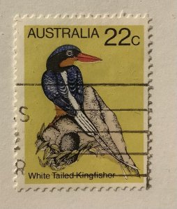 Australia 1980  Scott 733 used - 22c, Birds,  White tailed Kingfisher