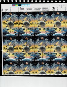 Space 1992 29c US Postage Sheet VF MNH #2631-34