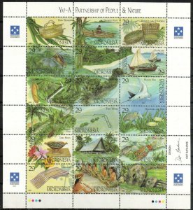 Micronesia Stamp 186  - Yap Culture