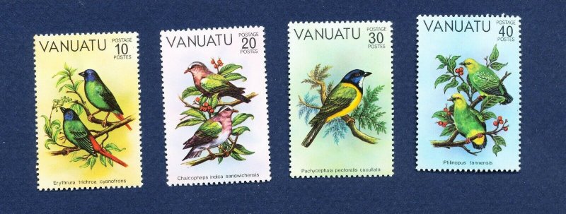 VANUATU - Scott 300-303 - FVF MNH - Birds - 1981