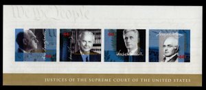 US #4422 SHEET Supreme Court Judges,  SUPERB mint never hinged,  RARE SHEET!