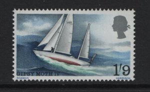 Great Britain #517  MNH  1967  Sir Francis Chichester World voyage