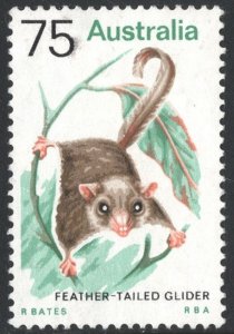 Australia SC#572 75¢ Feather-tailed Glider (1974) MLH
